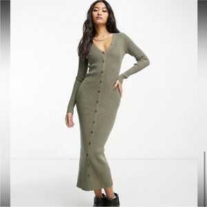 Abercrombie soft AF sweater dress, size small Petite BLK